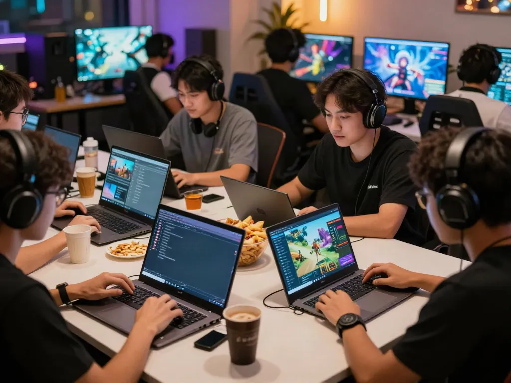 Gamers experiencing the ROKOK88 login for an immersive gaming session.