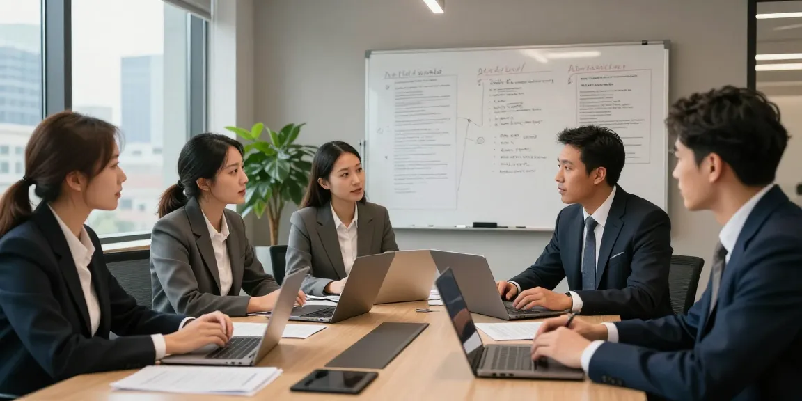 Lawyers discussing strategies in a modern office, showcasing legal expertise that talks about it.