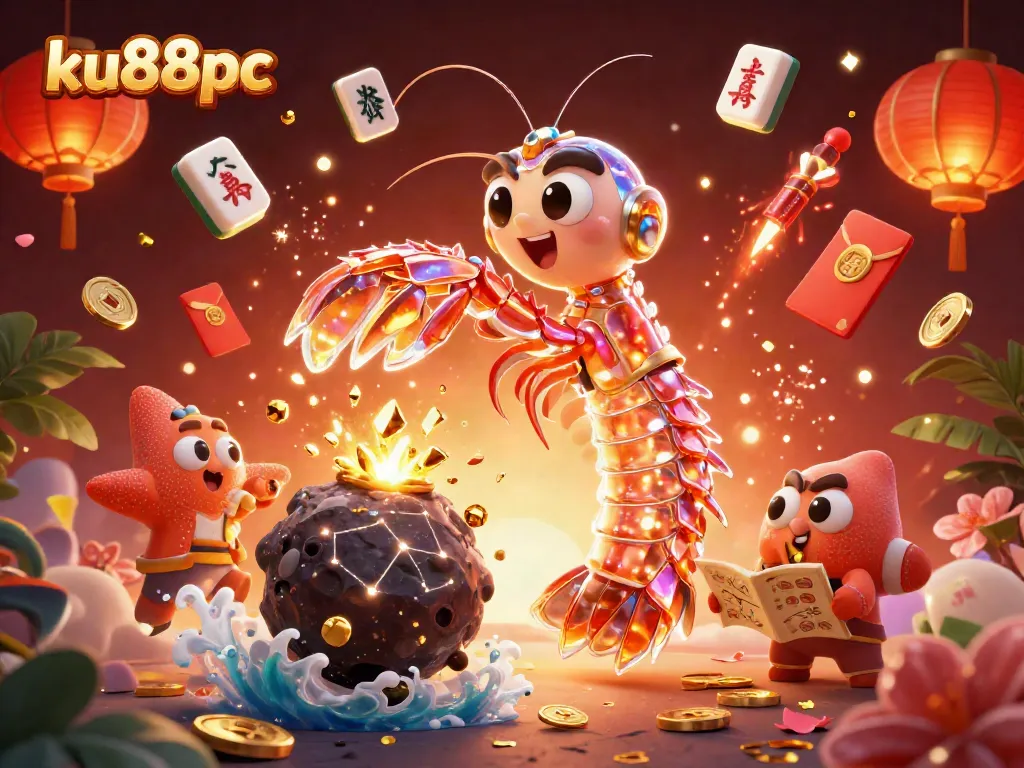 Engage with ku88pc's thrilling gaming experience featuring vibrant characters and dynamic casino elements.